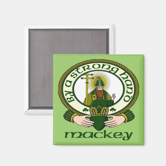 Mackey Clan Motto Magnet (Voorkant / Achterkant)