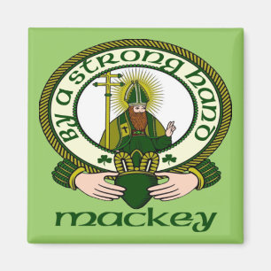 Mackey Clan Motto Magnet