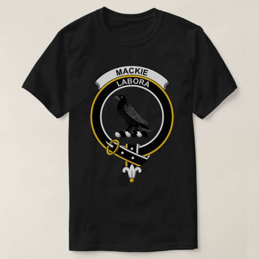 MacKie Crest Tartan Clan Scottish Clan T-shirt (Design voorkant)