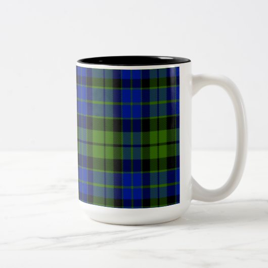 Mackie Scottish Tartan Tweekleurige Koffiemok (Rechts)