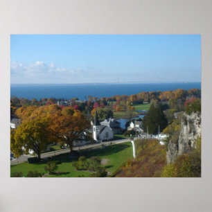 Mackinac — Autumn Colors Poster