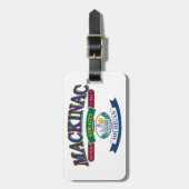 Mackinac Bagagelabel (Voorkant verticaal)