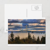 Mackinac Bridge 1060 Briefkaart (Voorkant / Achterkant)