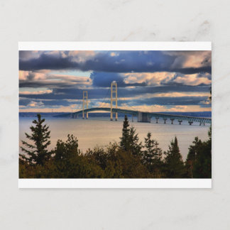 Mackinac Bridge 1060 Briefkaart
