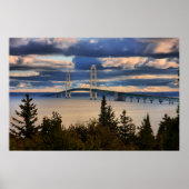 Mackinac Bridge #1060 Poster (Voorkant)