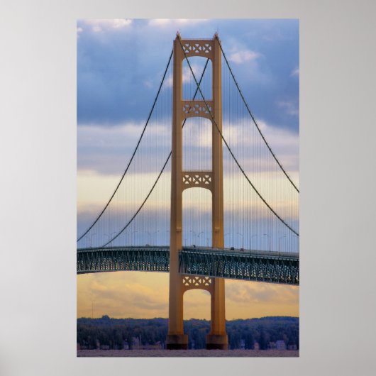 Mackinac Bridge #1083 Poster (Voorkant)