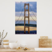 Mackinac Bridge #1083 Poster (Keuken)