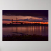 Mackinac Bridge #1240 C Poster (Voorkant)