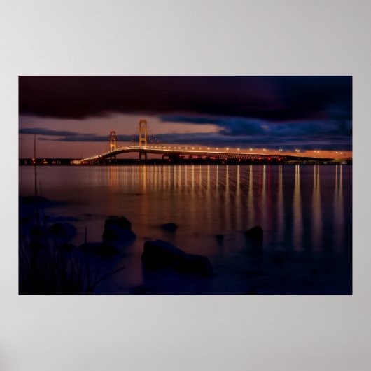 Mackinac Bridge #1257 Poster (Voorkant)