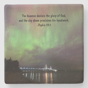 Mackinac Bridge Aurora Onderzetter