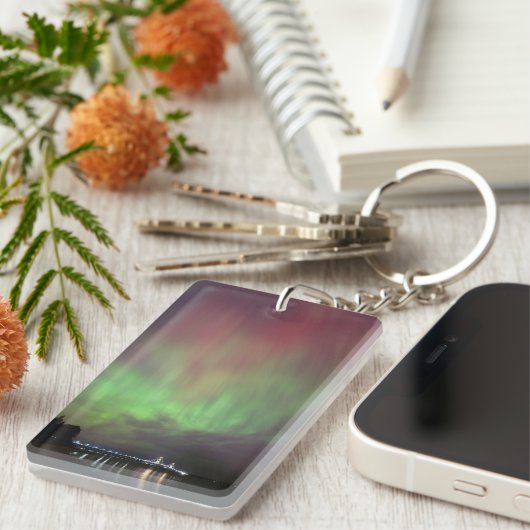 Mackinac Bridge Aurora Sleutelhanger (Voorkant Rechts)