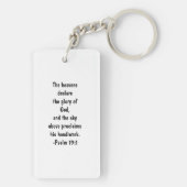 Mackinac Bridge Aurora Sleutelhanger (achterkant)