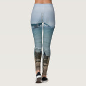 Mackinac Bridge bekijken Leggings (Achterkant)