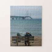 Mackinac Bridge bekijken Legpuzzel (Verticaal)