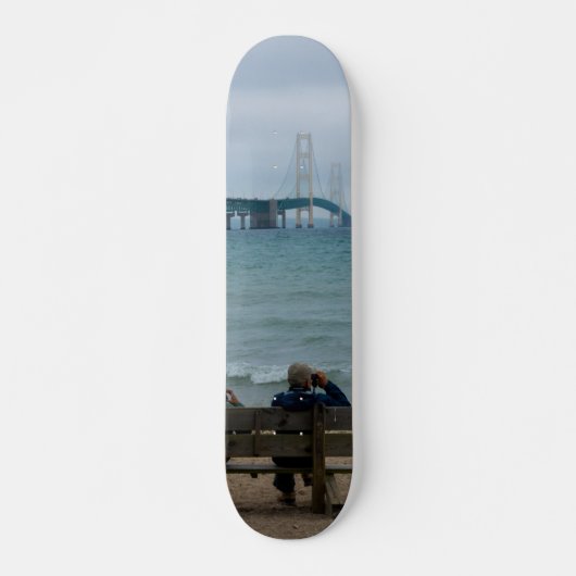Mackinac Bridge bekijken Persoonlijk Skateboard (Voorkant)