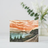 Mackinac Bridge  Briefkaart (Staand voorkant)