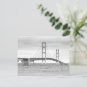 Mackinac Bridge Briefkaart (Staand voorkant)