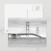 Mackinac Bridge Briefkaart (Voorkant / Achterkant)