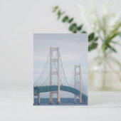 Mackinac Bridge Briefkaart (Staand voorkant)