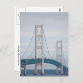 Mackinac Bridge Briefkaart (Voorkant / Achterkant)
