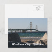 Mackinac Bridge Briefkaart (Voorkant / Achterkant)
