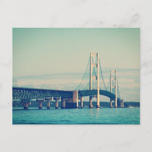 Mackinac Bridge Briefkaart (Voorkant)
