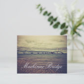 Mackinac Bridge Briefkaart (Staand voorkant)