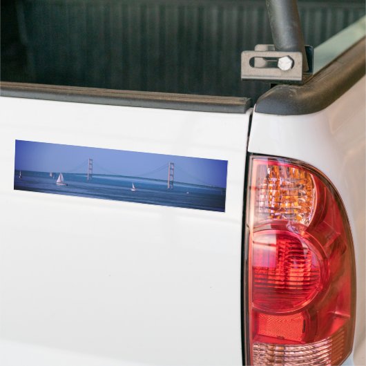 Mackinac Bridge Bumpersticker (Op Truck)
