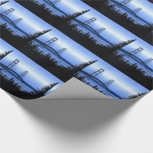 Mackinac Bridge Cadeaupapier (Hoek)