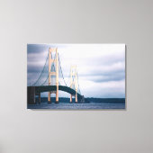 Mackinac Bridge Canvas Afdruk (Voorkant)