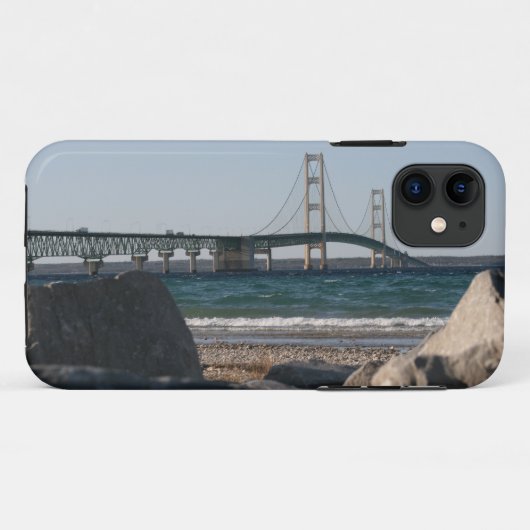 Mackinac Bridge Case-Mate iPhone Case (Achterkant (horizontaal))