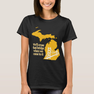 Mackinac bridge donker T-shirt
