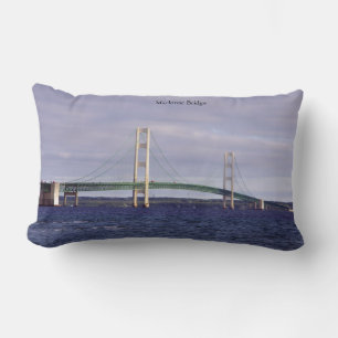 Mackinac Bridge dubbelzijdig lendenkussen Kussen