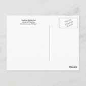 Mackinac Bridge Dusk Briefkaart (Achterkant)