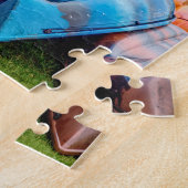 Mackinac Bridge en Canoes Jigzaag Puzzle Legpuzzel (Zijkant)