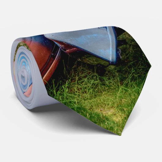 Mackinac Bridge en kano's Stropdas (Opgerold)