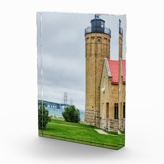 Mackinac Bridge en Lighthouse Fotoblokken (Rechts)