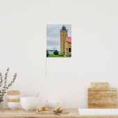 Mackinac Bridge en Lighthouse Poster (Keuken)