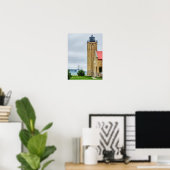 Mackinac Bridge en Lighthouse Poster (Thuiskantoor)