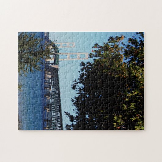 Mackinac Bridge-foto Legpuzzel (Horizontaal)