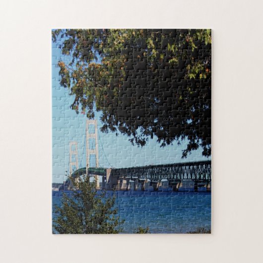 Mackinac Bridge-foto Legpuzzel (Verticaal)
