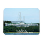 Mackinac Bridge Grand Hotel Magnet Magneet (Horizontaal)