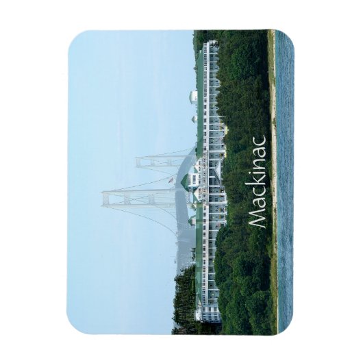 Mackinac Bridge Grand Hotel Magnet Magneet (Verticaal)