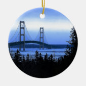 Mackinac Bridge Keramisch Ornament (Voorkant)