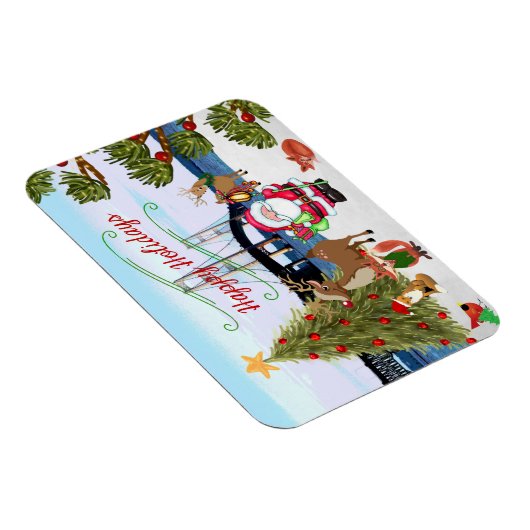 Mackinac Bridge-kerstmagneet Magneet (Rechterzijde)