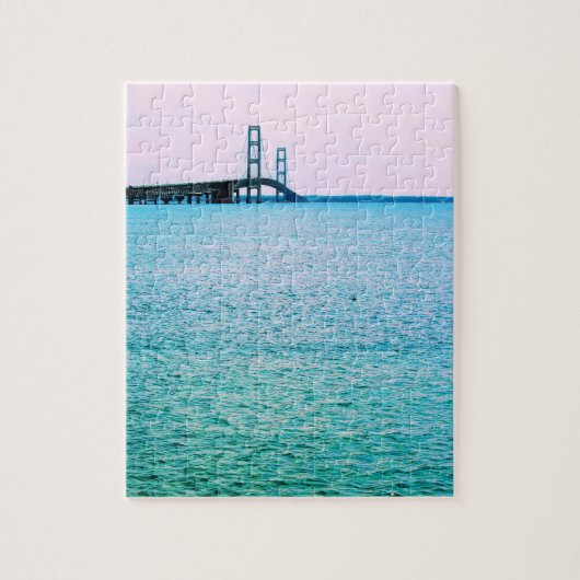 Mackinac Bridge - Lake Michigan - 8x10 - 110 stuks Legpuzzel (Verticaal)