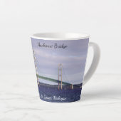 Mackinac Bridge latte mok (Rechterhoek)