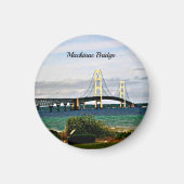 Mackinac Bridge, Mackinac Island Magneet (Voorkant)