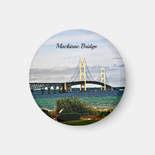 Mackinac Bridge, Mackinac Island Magneet