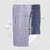 Mackinac Bridge Mackinaw City golfhanddoek (Insitu)